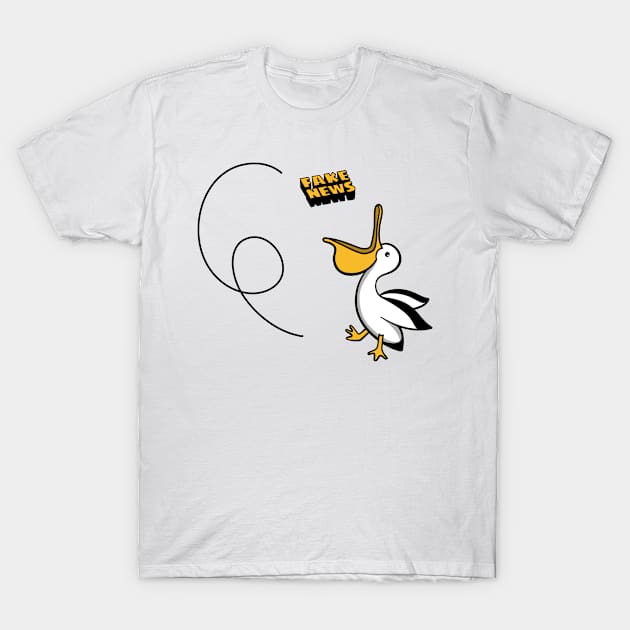 Pellie The Pelican 7 T-Shirt by NeverDrewBefore